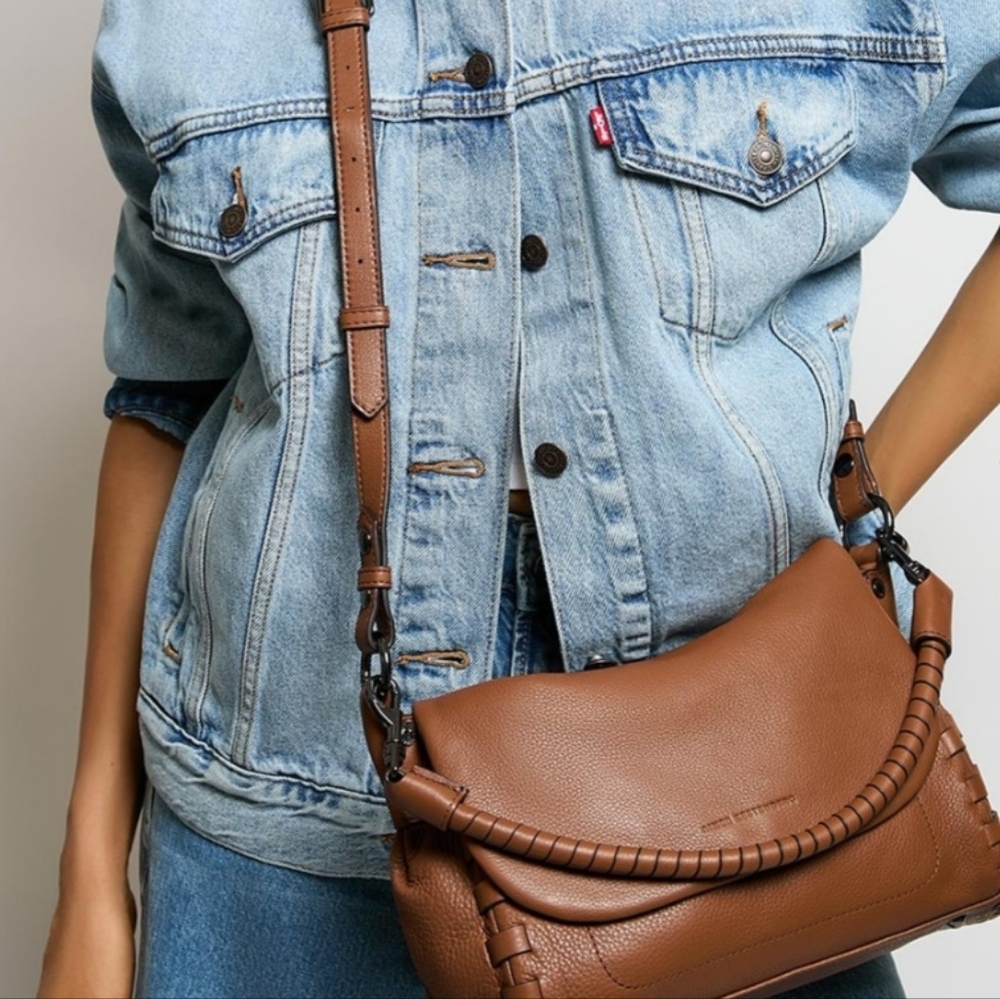 Aimee Kestenberg Zen Convertible Crossbody Leather - Chestnut Brown